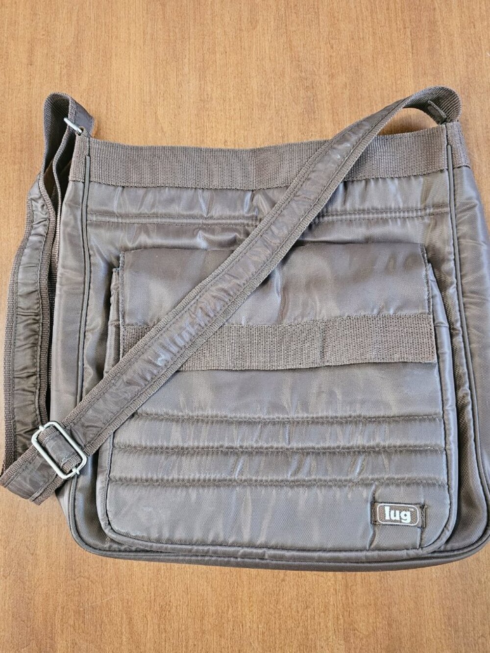 LUG quilted crossbody Tote Bag.